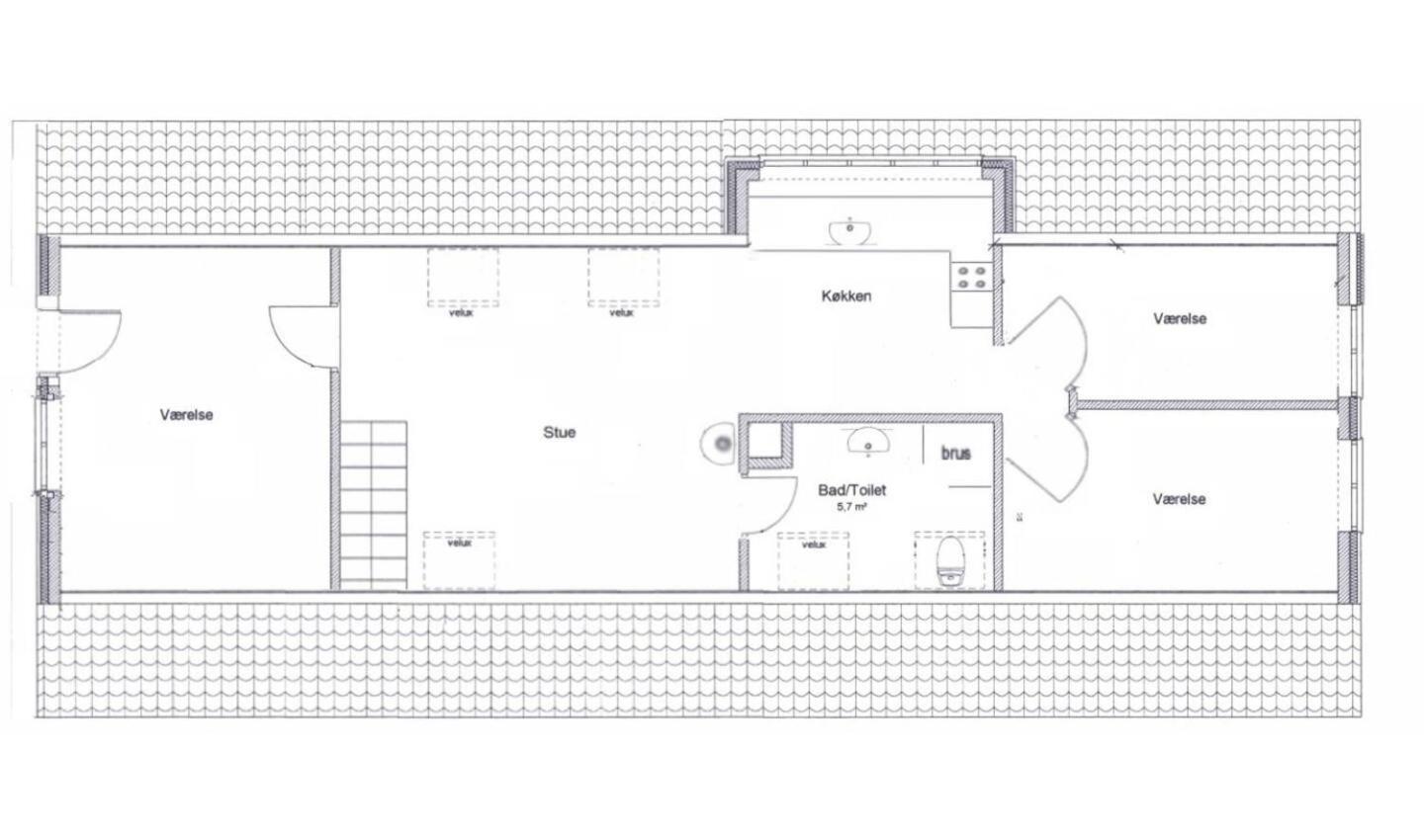 Appartement Hyggelig 1. Sals